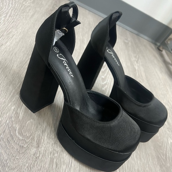 Satin Platforms - Picture 1 of 2